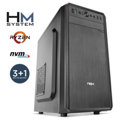 HM System Ryzen Force C1 - Minitorre MT - AMD Ryzen 5 en Huesoi